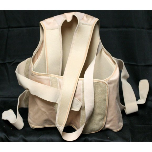 OPTEC Full Lumbitec Spinal Back Brace sz XXL/5 Adjustable Orthosis Polymer Panel - Picture 1 of 7